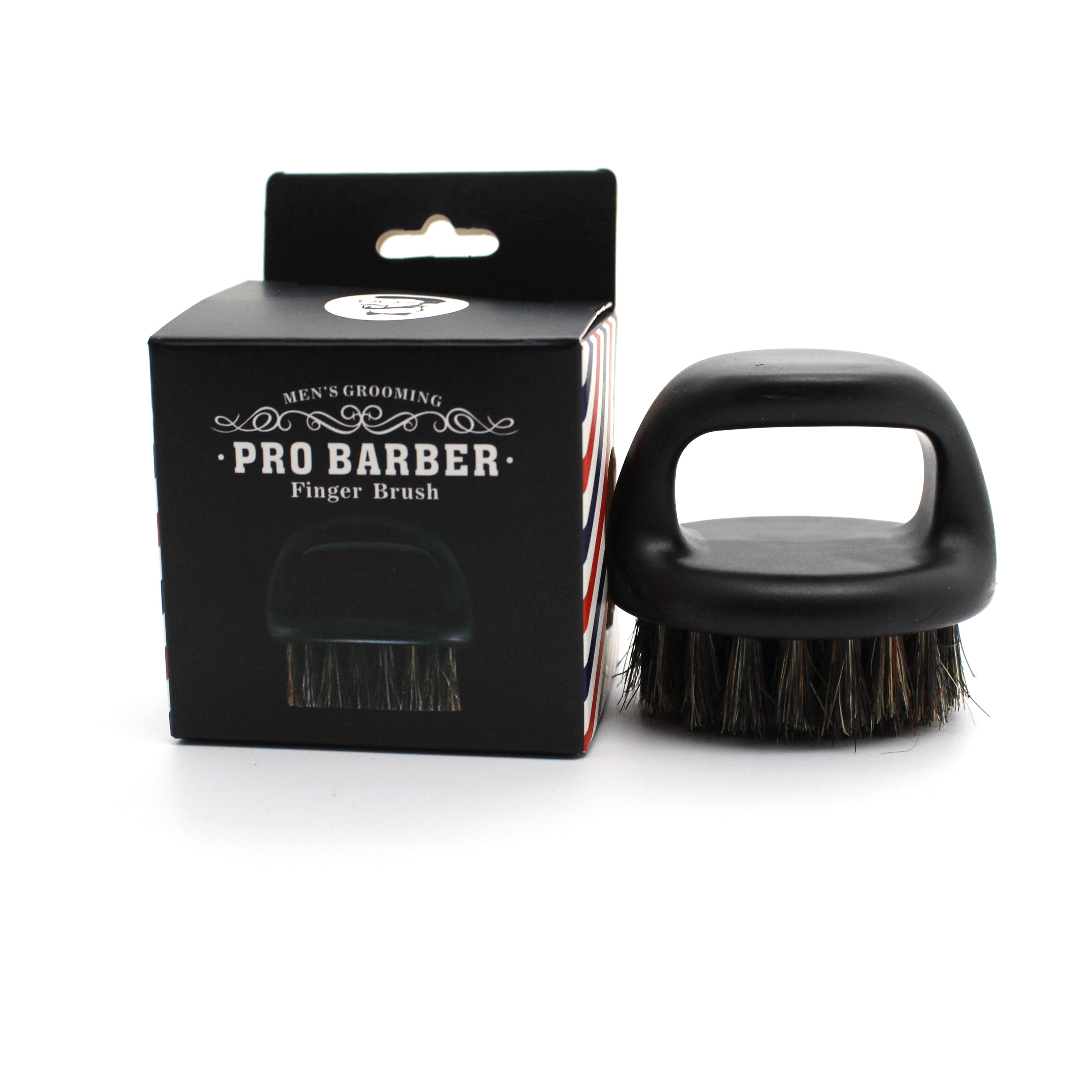 Fade Knuckle Brush Firm Bristle β Black 1639A