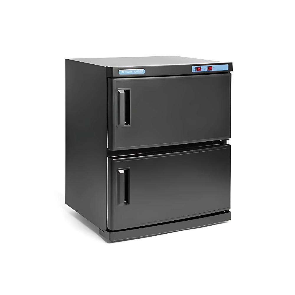 Towel Warmer Black Steriliser 32L Heater Cabinet UV Electric - RTD32A