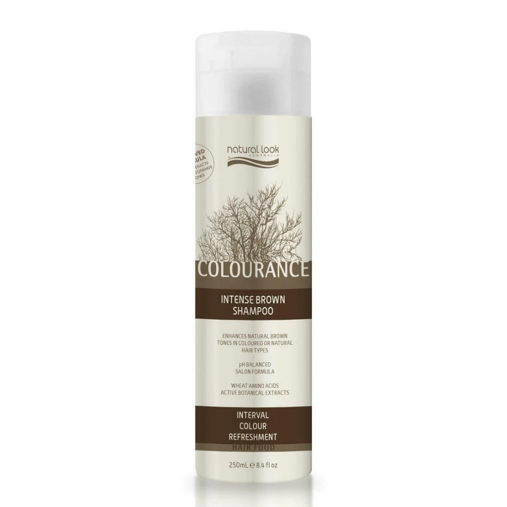 Natural Look Intense Brown Shampoo for Coloured Hair