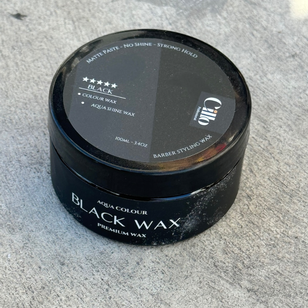 Cillo Black Gel Wax for Cover white Hair Color Wax 100ml