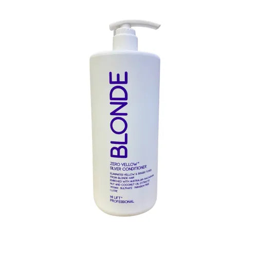 Hi Lift Blonde Zero Yellow Pure Conditioner β 1L | Moisturizing & Brass Neutralizing Conditioner for Blonde & Silver Hair