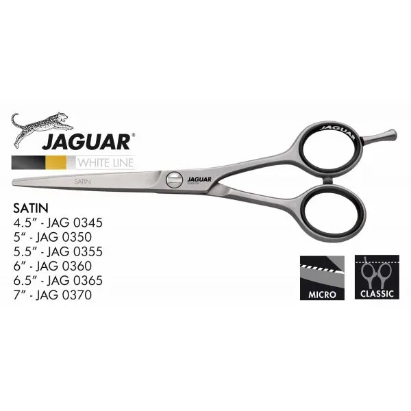 JAGUAR White Line Satin Scissor (5.0β³)
