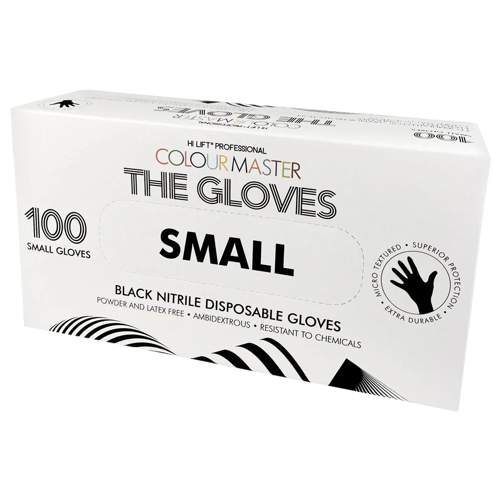 Hi Lift Colour Master Black Nitrile Gloves (Choose Your Size)