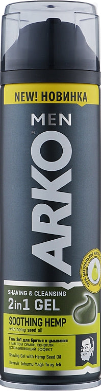 Arko Shaving Gel Soothing Hemp 200Ml