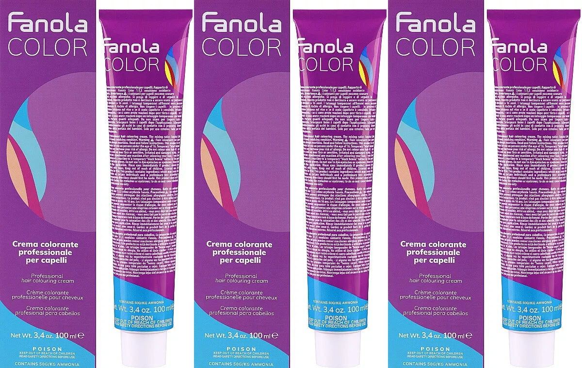 Fanola Permanent Natural Hair Colour/ Cream Dye 100ml Tube *Choose Colour*