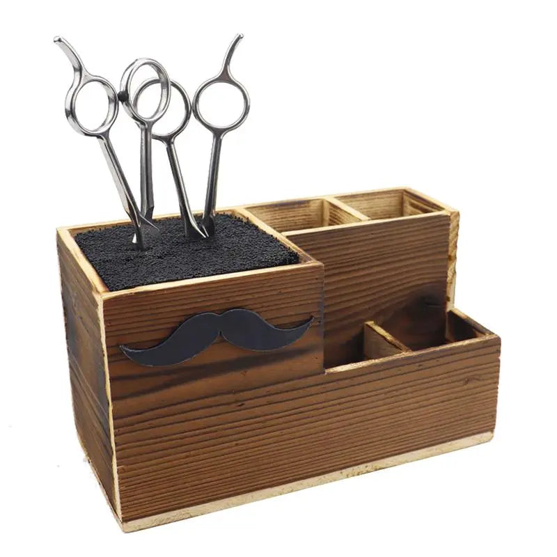 Barber Comb Scissors Holder Storage Box