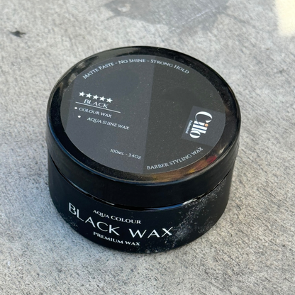Cillo Black Gel Wax for Cover white Hair Color Wax 100ml
