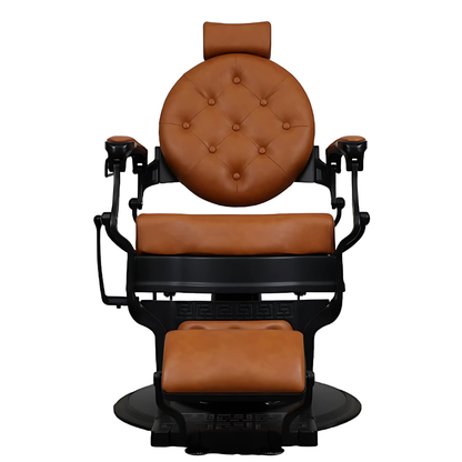 Maroon Brown Barber Chair – Heavy Duty Superior Quality for Barbershops - DY-48-9-2M