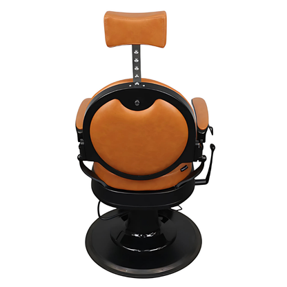 Maroon Brown Barber Chair – Heavy Duty Superior Quality for Barbershops - DY-48-9-2M