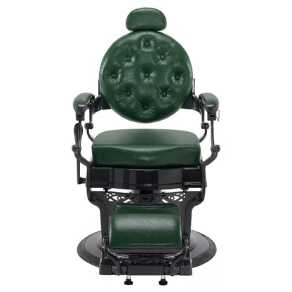 Green Barber Chair – Heavy Duty Superior Quality for Barbershops - DY-48-3G